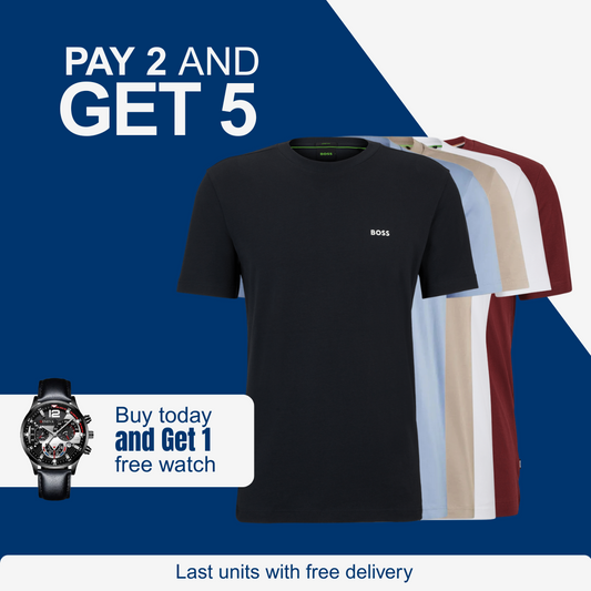 KIT BOSS SHIRTS [PAY 2 AND GET 5] + EXCLUSIVE WATCH